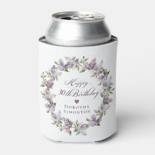 Rafraîchisseur Pour Canette Fleur de printemps violette Lilac 30e anniversaire