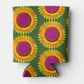 Rafraîchisseur Pour Canette Fleur De Vie - Fleur Géométrique 4 (Devant)