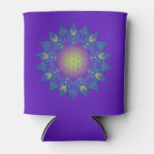 Rafraîchisseur Pour Canette Fleur De Vie - Mandala Indien 3 (Devant)