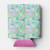 Rafraîchisseur Pour Canette Fleur d'Hibiscus tropicaux de Preppy | Monogramme (Dos)