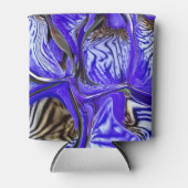 Rafraîchisseur Pour Canette Fleur Iris Violet (Devant)