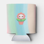 Rafraîchisseur Pour Canette Fleur mignonne, capricieuse en pot (Dos)