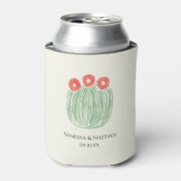 Fleur Rouge Baril Cactus Mariage Faveur