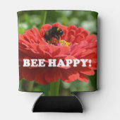 Rafraîchisseur Pour Canette Fleur rouge d'Abee Happy (Dos)