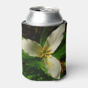 Rafraîchisseur Pour Canette Fleur sauvage de printemps blanc Trillium Flower