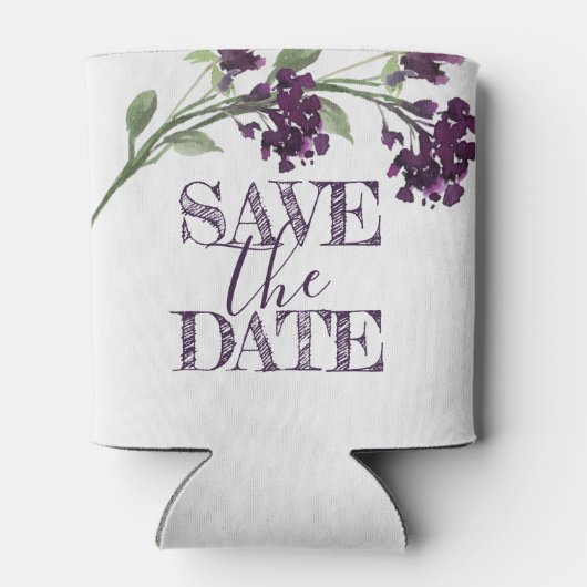 Rafraîchisseur Pour Canette Fleur sauvage | Deep Purple Bohemian Enregistrer l (Dos)