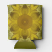 Rafraîchisseur Pour Canette Fleur soleil éclate dorée (Dos)