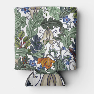 Rafraîchisseur Pour Canette Fleurs, art déco, moderne, sans soudure.
