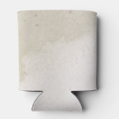 Rafraîchisseur Pour Canette fleurs bordeaux romantiques et mariage feuille ver (Dos)