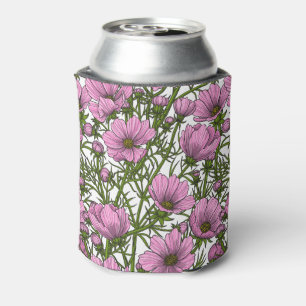 Rafraîchisseur Pour Canette Fleurs Cosmos roses