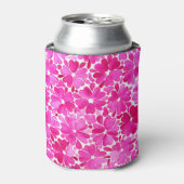Rafraîchisseur Pour Canette Fleurs d'aquarelle rose délicates (Can devant)