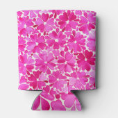 Rafraîchisseur Pour Canette Fleurs d'aquarelle rose délicates (Dos)