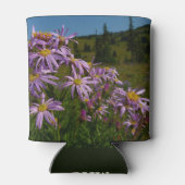 Rafraîchisseur Pour Canette Fleurs d'aster violet au Mont Rainier (Dos)