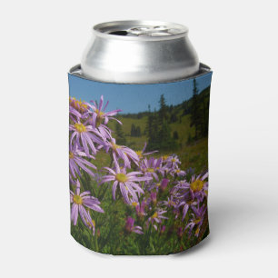 Rafraîchisseur Pour Canette Fleurs d'aster violettes au mont Rainier