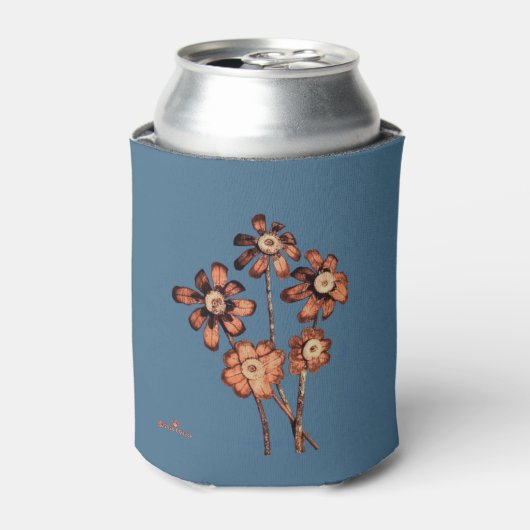 Rafraîchisseur Pour Canette Fleurs de Cônes de Pin (Can devant)