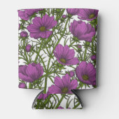 Rafraîchisseur Pour Canette Fleurs de cosmos violet (Devant)