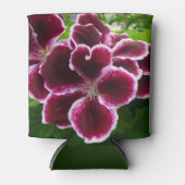 Rafraîchisseur Pour Canette Fleurs de géranium Regal Élégant Maroon Floral Lug (Devant)