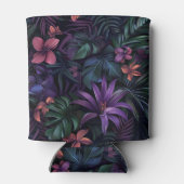 Rafraîchisseur Pour Canette Fleurs de jungle foncée (Dos)