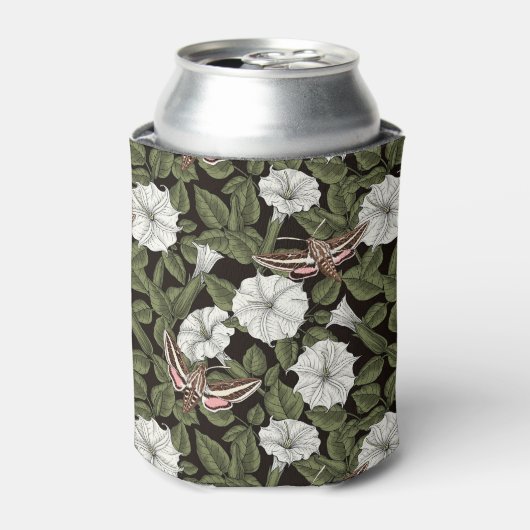 Rafraîchisseur Pour Canette Fleurs de lune et sphinx Mois (Can devant)