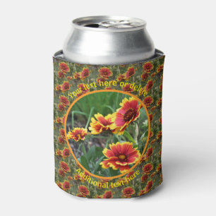 Rafraîchisseur Pour Canette Fleurs de marguerite colorées Nature Personnalisée