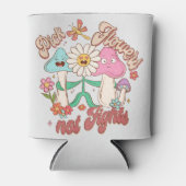 Rafraîchisseur Pour Canette Fleurs de prélèvement, pas combats | Champignons e (Devant)