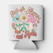 Rafraîchisseur Pour Canette Fleurs de prélèvement, pas combats | Champignons e (Dos)