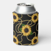 Rafraîchisseur Pour Canette Fleurs de soleil jaunes élégantes Motif élégant su (Can Dos)