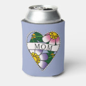 Rafraîchisseur Pour Canette Fleurs Dentelle Coeur Maman Tatouage (Can Dos)