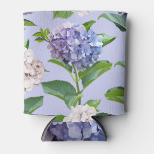 Rafraîchisseur Pour Canette Fleurs d'hydrangée : texture florale multicolore.
