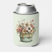 Rafraîchisseur Pour Canette Fleurs en pot Cozy Style Shabby Chic (Can Dos)