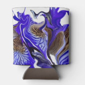 Rafraîchisseur Pour Canette Fleurs Iris Violets (Dos)