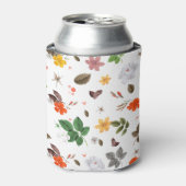 Rafraîchisseur Pour Canette Fleurs jaunes et roses blanches 7 (Can devant)