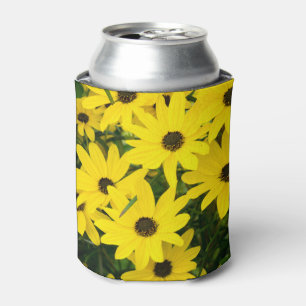 Rafraîchisseur Pour Canette Fleurs Jaunes Lumineuses