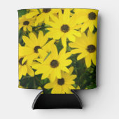 Rafraîchisseur Pour Canette Fleurs Jaunes Lumineuses (Devant)