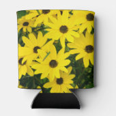 Rafraîchisseur Pour Canette Fleurs Jaunes Lumineuses (Dos)