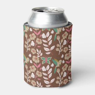Rafraîchisseur Pour Canette Fleurs motifs florales sans soudure, feuilles, pap