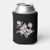 Rafraîchisseur Pour Canette Fleurs rose et gris Aquarelle classique (Can Dos)