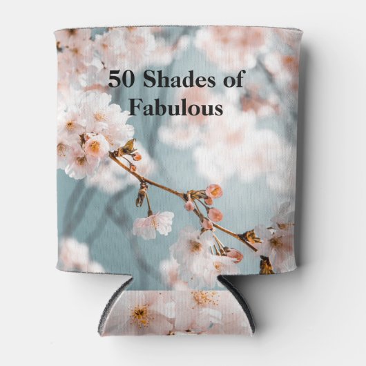 Rafraîchisseur Pour Canette Fleurs roses 50 Tons de Fabuleux (Devant)