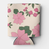 Rafraîchisseur Pour Canette Fleurs Roses, Motif Floral, Motif De Fleurs (Devant)