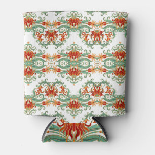 Rafraîchisseur Pour Canette Fleurs rouges style chinois