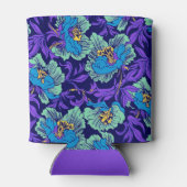 Rafraîchisseur Pour Canette Fleurs violettes et bleues William Morris (Dos)