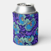 Rafraîchisseur Pour Canette Fleurs violettes et bleues William Morris (Can Dos)