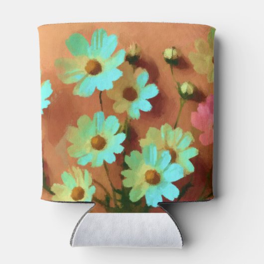 Rafraîchisseur Pour Canette Fleurs Zinnia Elegans (Dos)