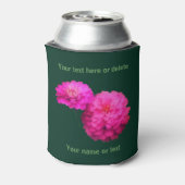 Rafraîchisseur Pour Canette Fleurs Zinnia Rose Personnalisées (Can Dos)