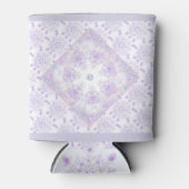 Rafraîchisseur Pour Canette flocon de neige violet clair et coeur étincelant (Devant)