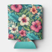 Rafraîchisseur Pour Canette Floral hawaïen/tropical (Dos)