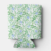 Rafraîchisseur Pour Canette Floral style champêtre Bleu Blanc Périwinkle Motif (Dos)