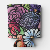 Rafraîchisseur Pour Canette Flore Bouquet Fleur de printemps (Dos)