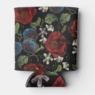 Rafraîchisseur Pour Canette Flore brodée : Renaissance Motif sans joint
