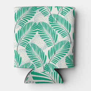 Rafraîchisseur Pour Canette Flore feuille de palme : Vintage blanc
